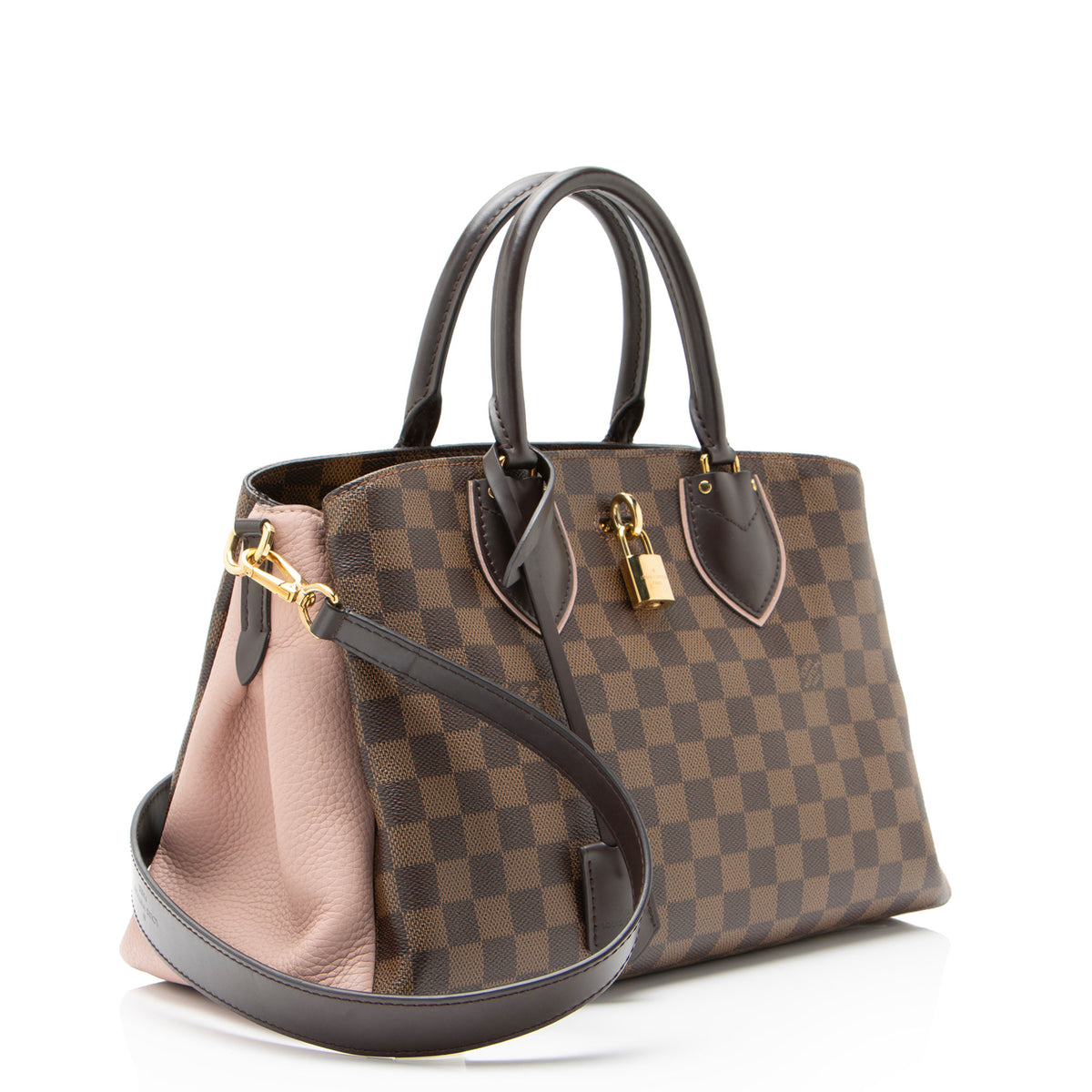 Louis Vuitton Damier Ebene Cuir Taurillon Normandy Satchel