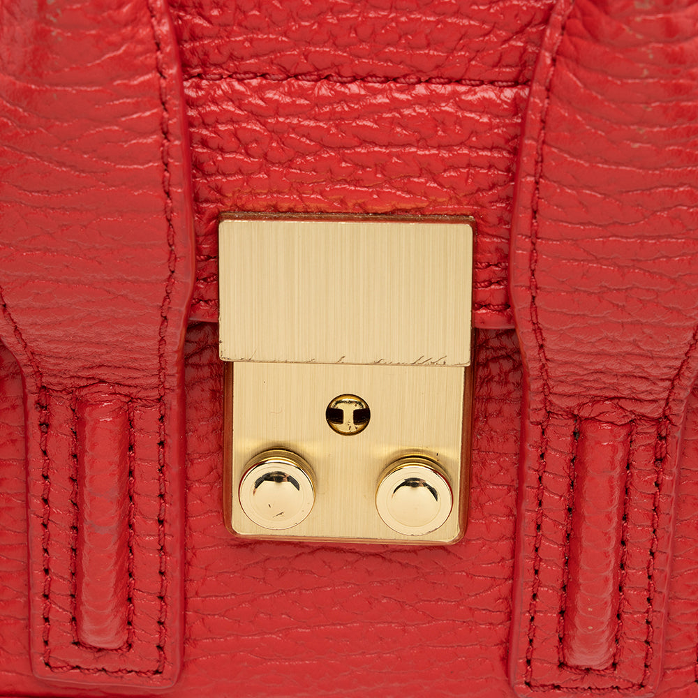 3.1 Phillip Lim Leather Pashli Nano Satchel (SHF-17125)