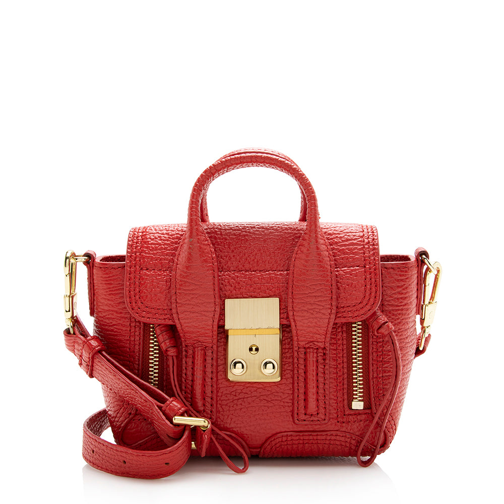 3.1 Phillip Lim Leather Pashli Nano Satchel (SHF-17125)