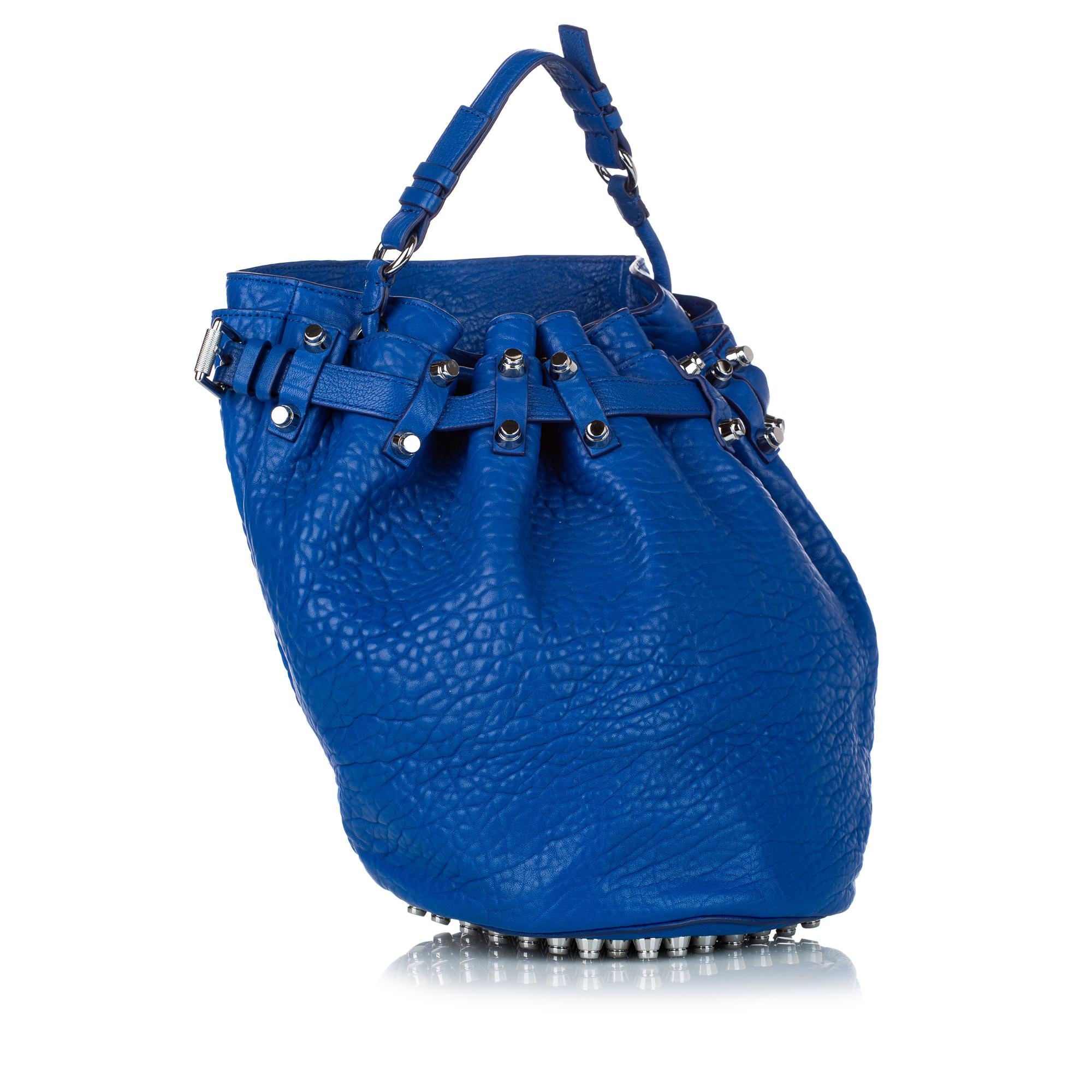 Alexander Wang Diego Leather Bucket Bag (SHG-30758)