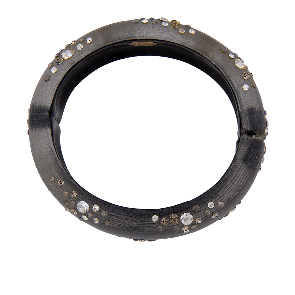 Alexis Bittar Crystal Dust Medium Hinged Bracelet (SHF-11971)