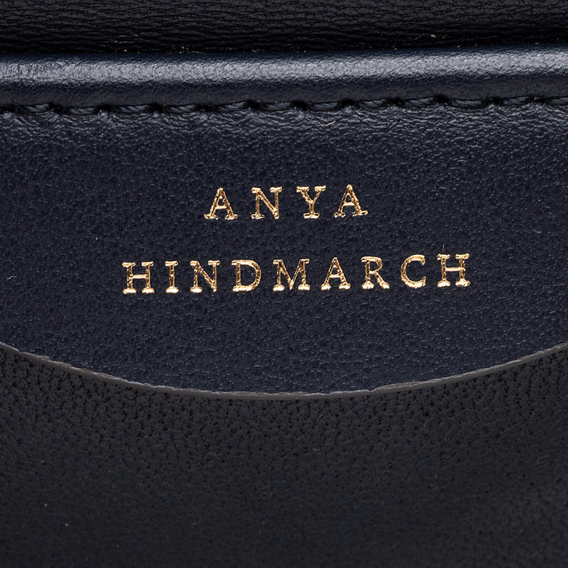 Anya Hindmarch Leather Chubby Barrel Crossbody Bag (SHF-19284)