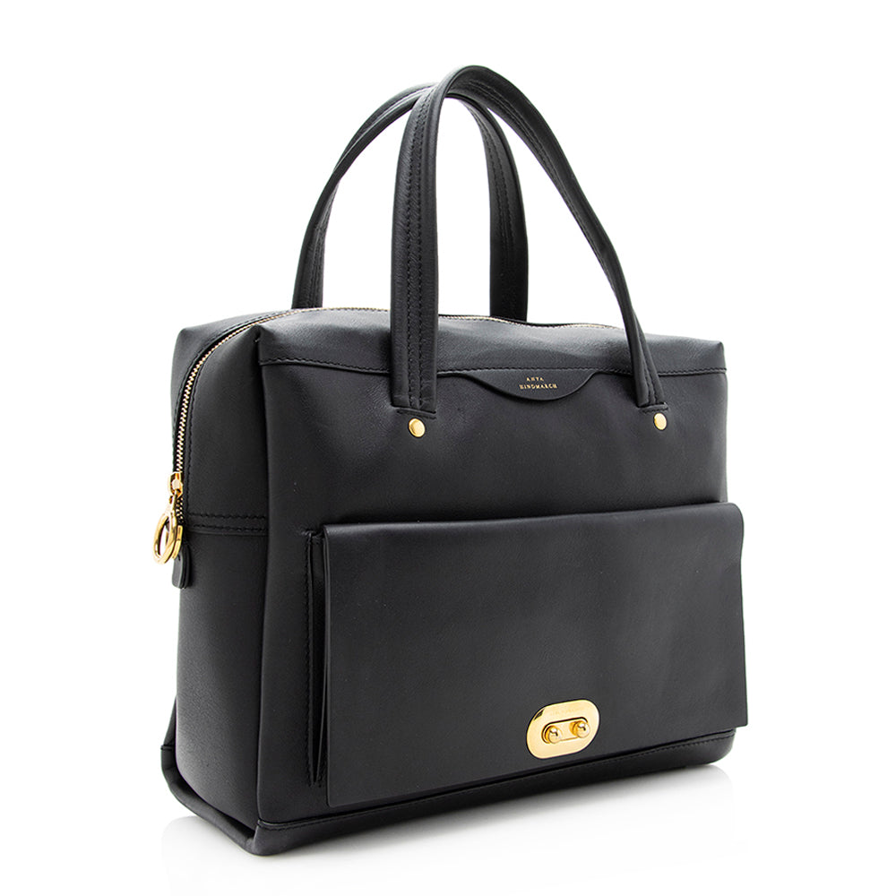 Anya Hindmarch Leather Satchel (SHF-20640)