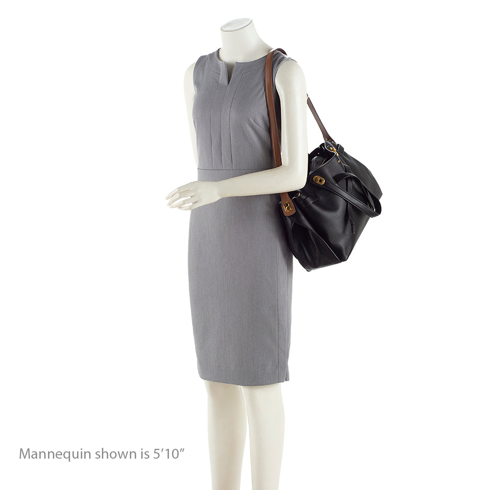 Anya Hindmarch Leather Shoelace Tote (SHF-19285)