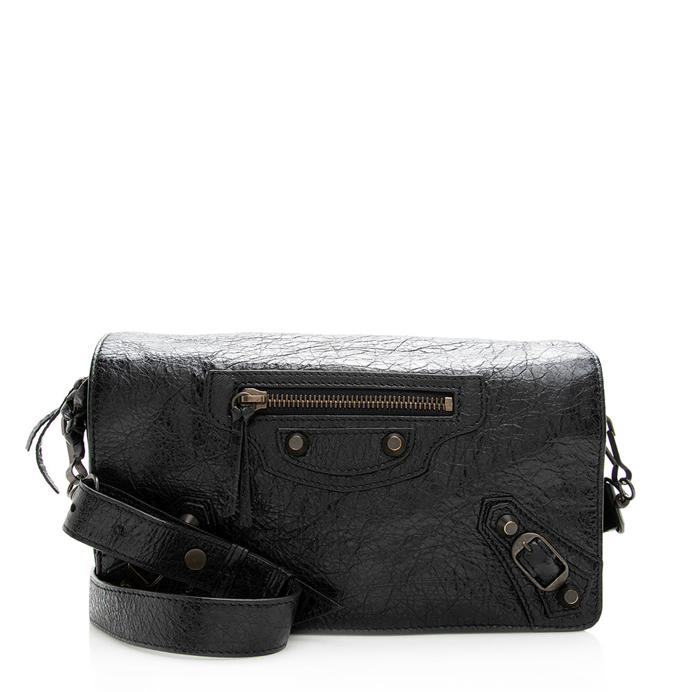 【残りわずか】 Balenciaga Agneau Classic Tool Kit Crossbody Bag (SHF-19418) バッグ