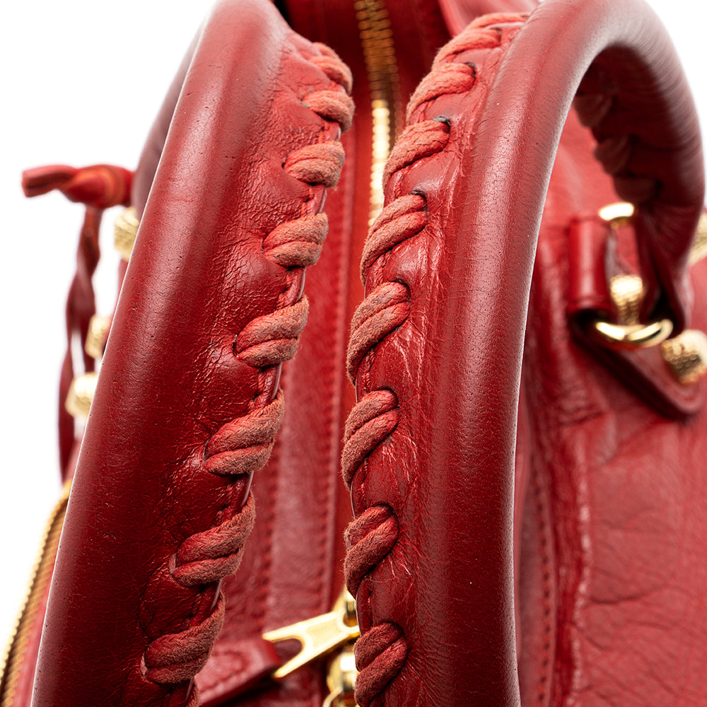 Balenciaga Agneau Giant 12 City Satchel (SHF-20898)