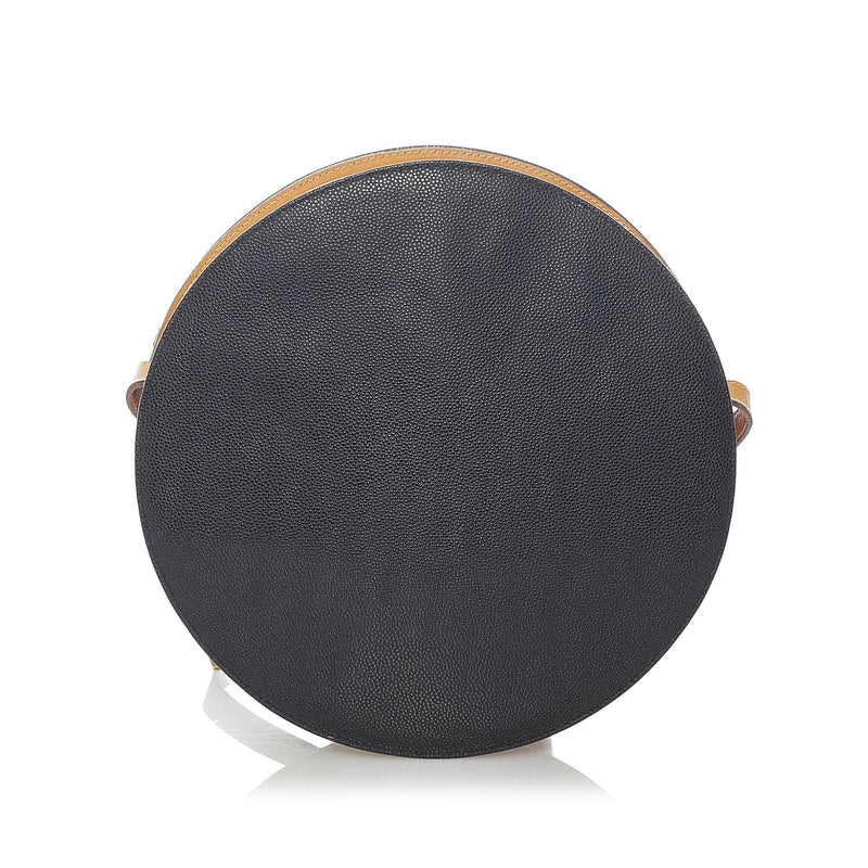 Balenciaga BB Round Leather Crossbody Bag (SHG-31875)