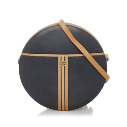 Balenciaga BB Round Leather Crossbody Bag (SHG-31875)