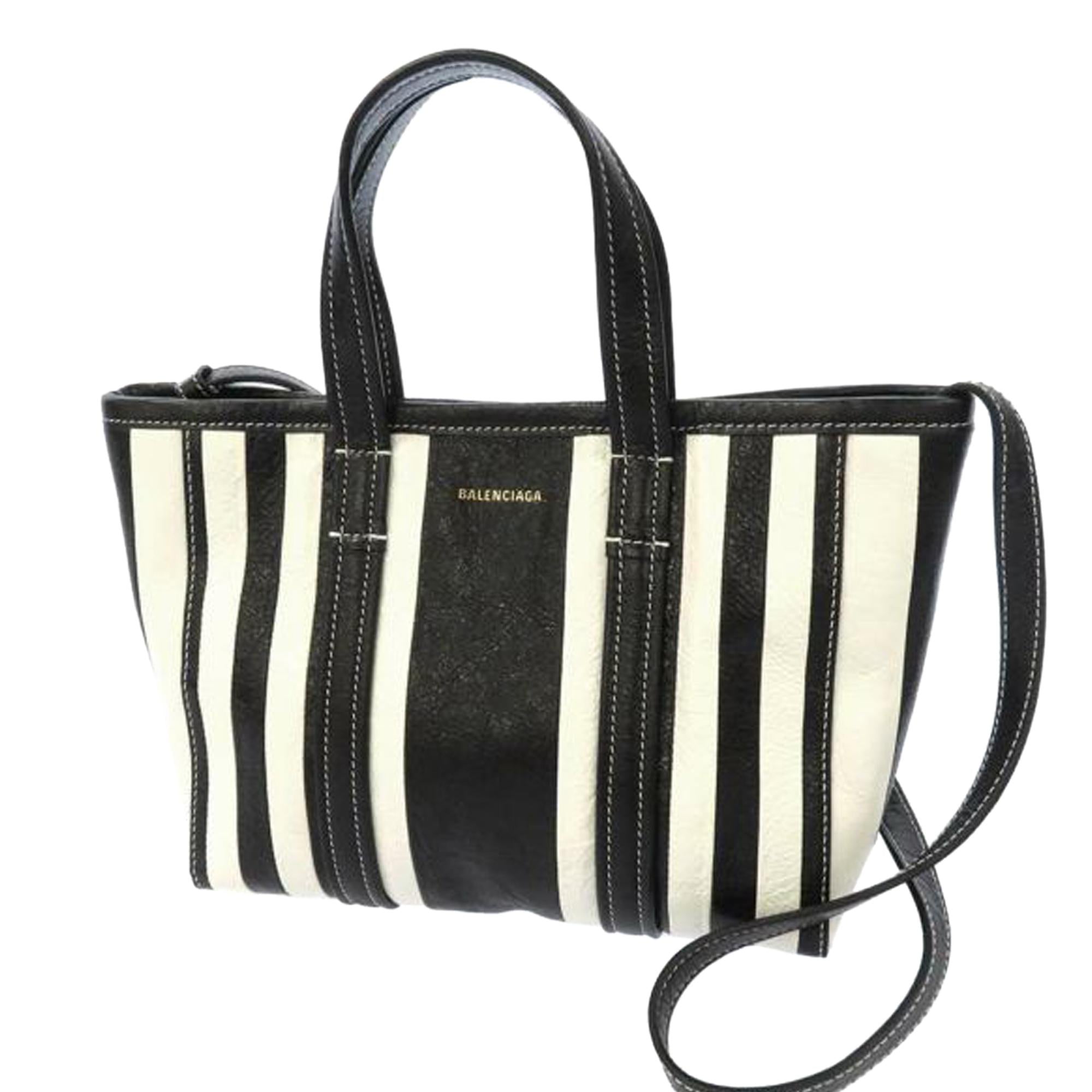 Balenciaga Bazar Shopper Leather Satchel (SHG-36695)