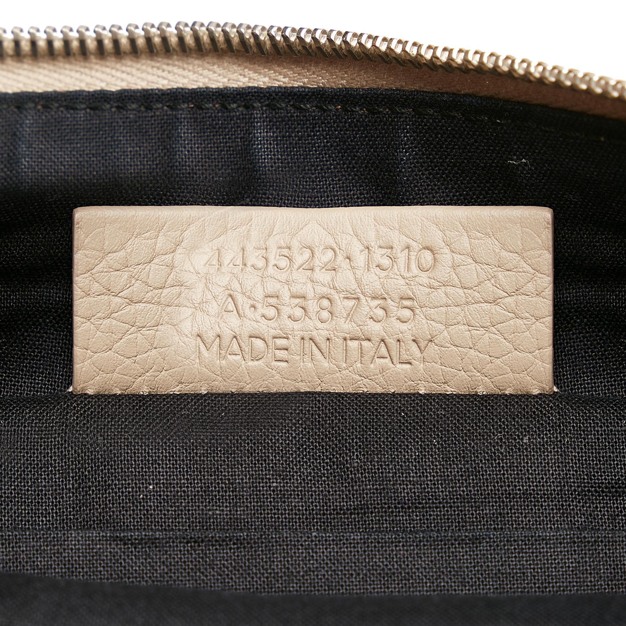 Balenciaga Blackout Zip Leather Clutch Bag (SHG-37475)