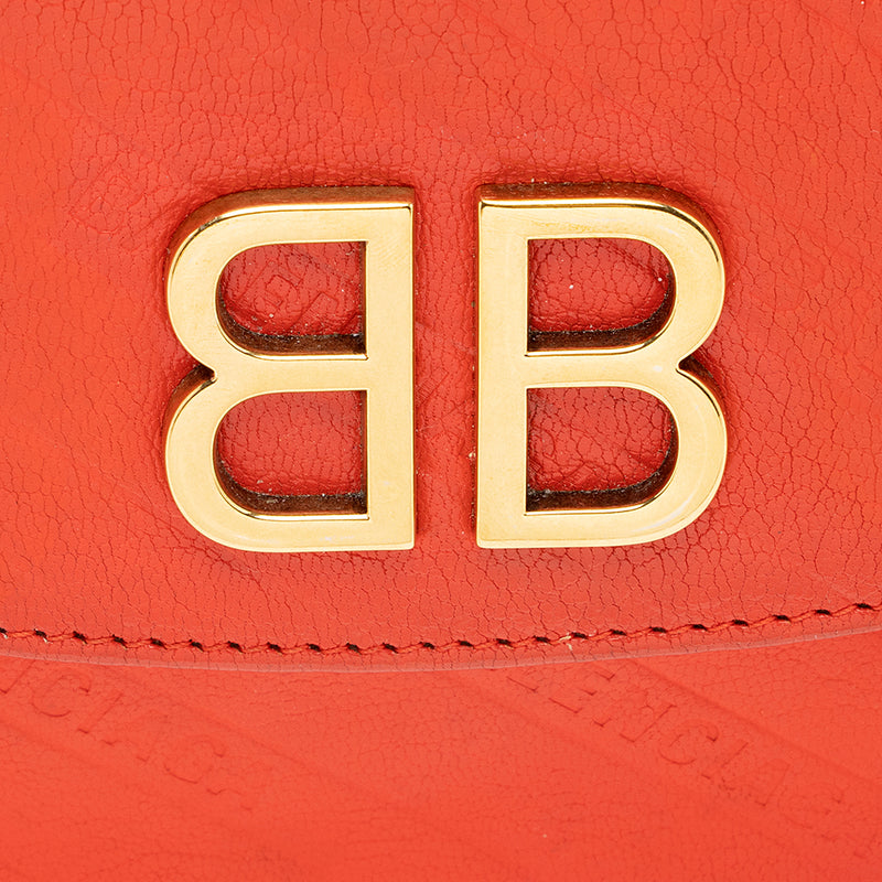 Balenciaga Calfskin BB Chain Wallet (SHF-20008)