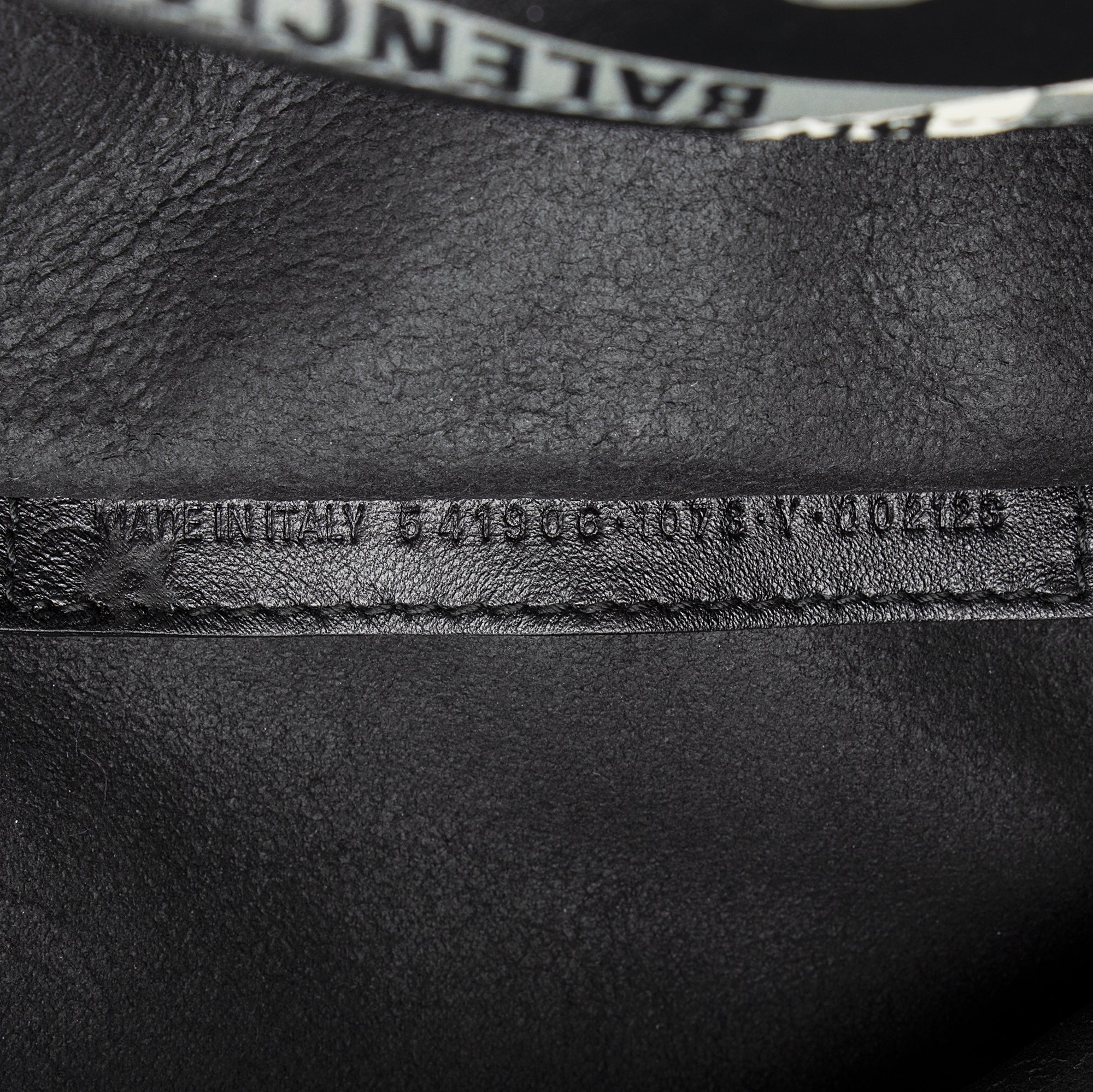 Balenciaga Calfskin Losange Logo N/S Fold Over Market Shopper Tote (SHF-23790)