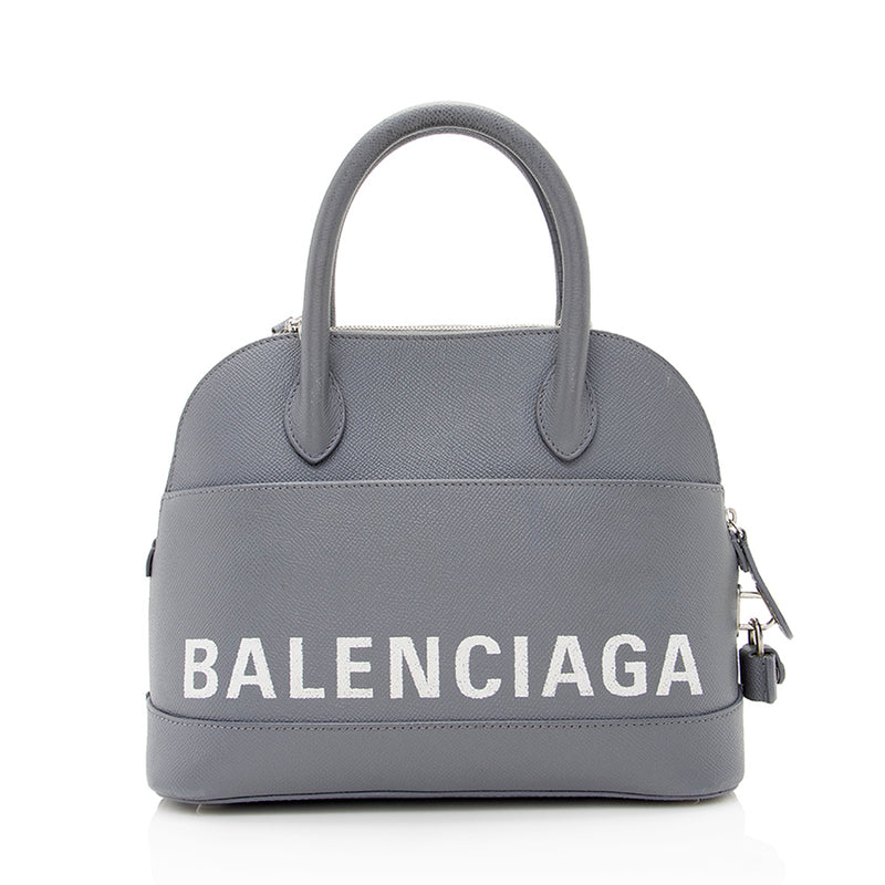 Balenciaga Ville Small Logo Calfskin TopHandle Bag  eBay