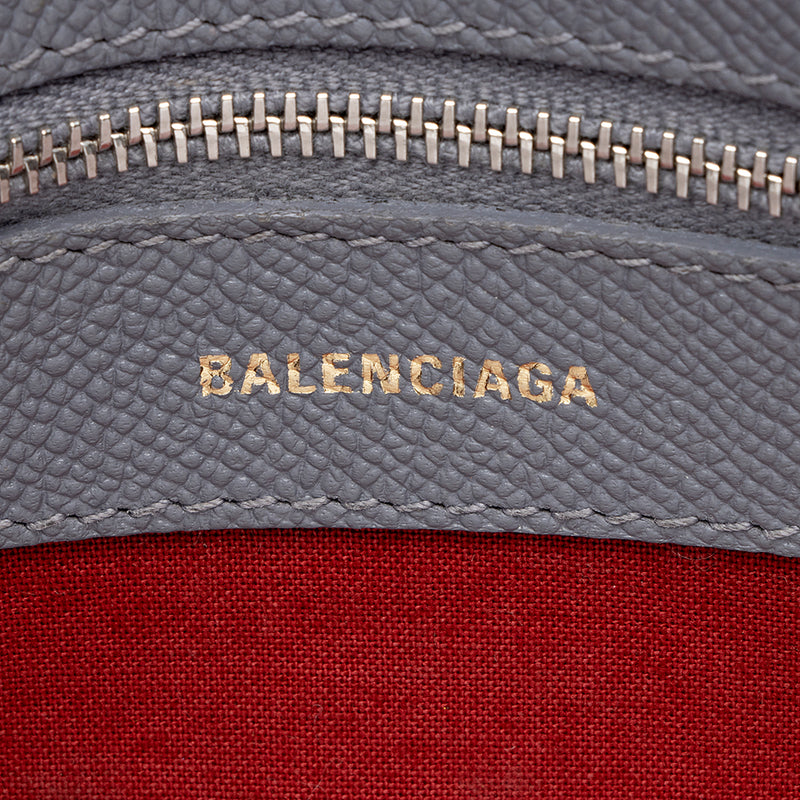 Balenciaga Grained Calfskin Ville Top Handle Bag (SHF-20176)