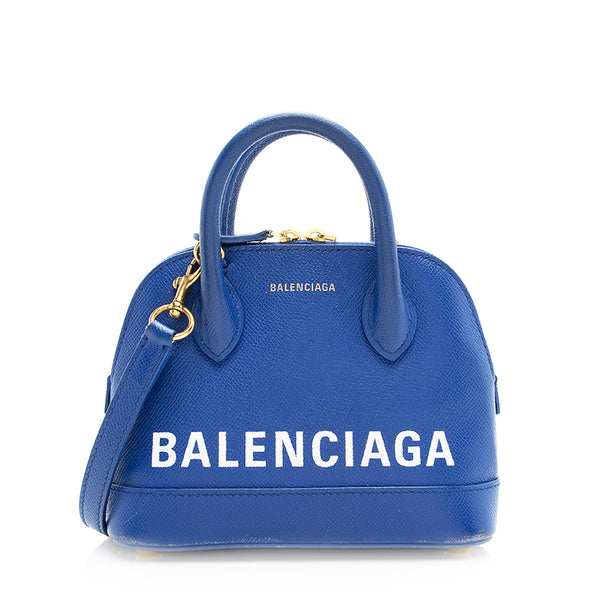 Balenciaga Grained Calfskin Ville XXS Top Handle Bag - FINAL SALE (SHF-19606)