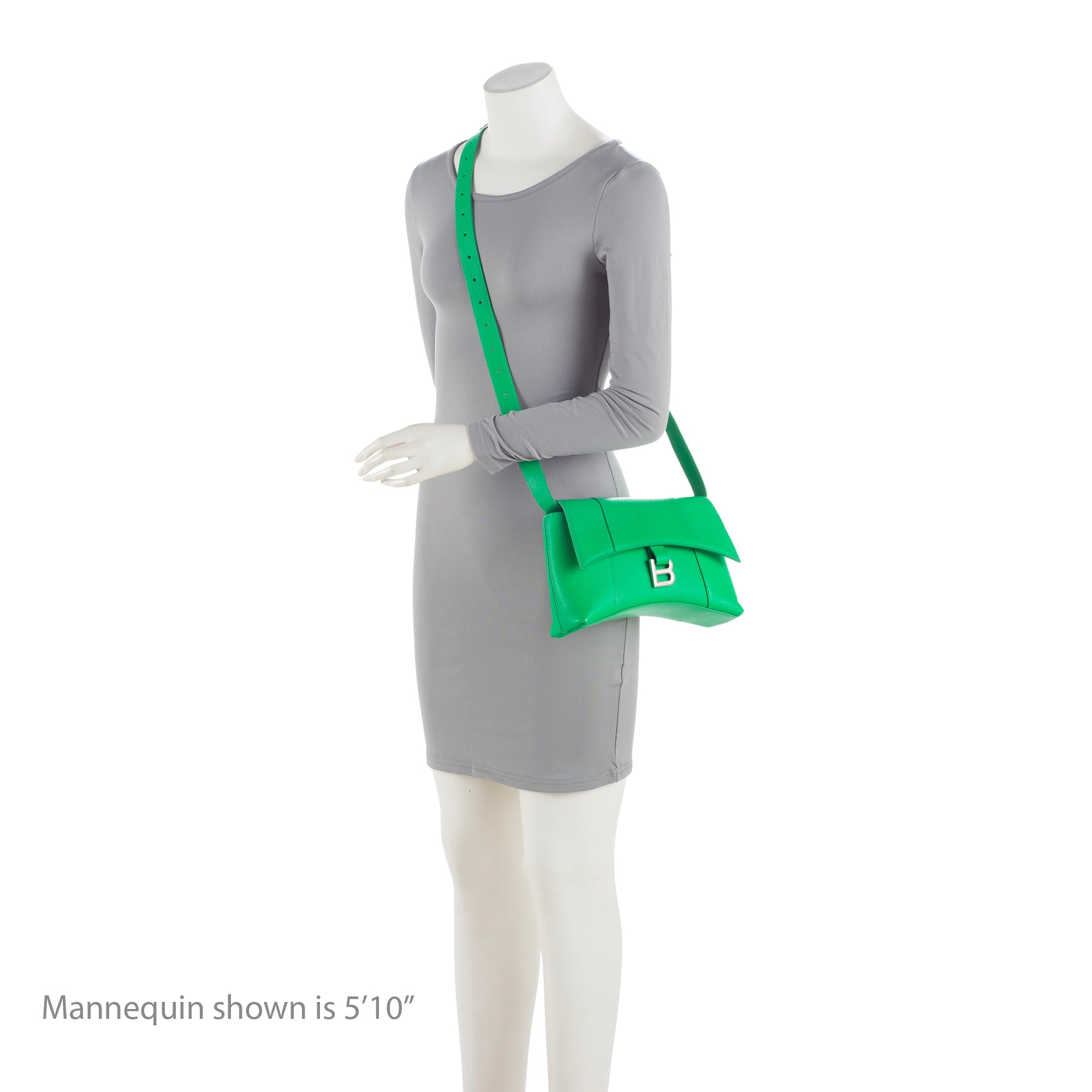 Balenciaga Grainy Calfskin Soft Hourglass XS Shoulder Bag (SHF-6CEwfP)