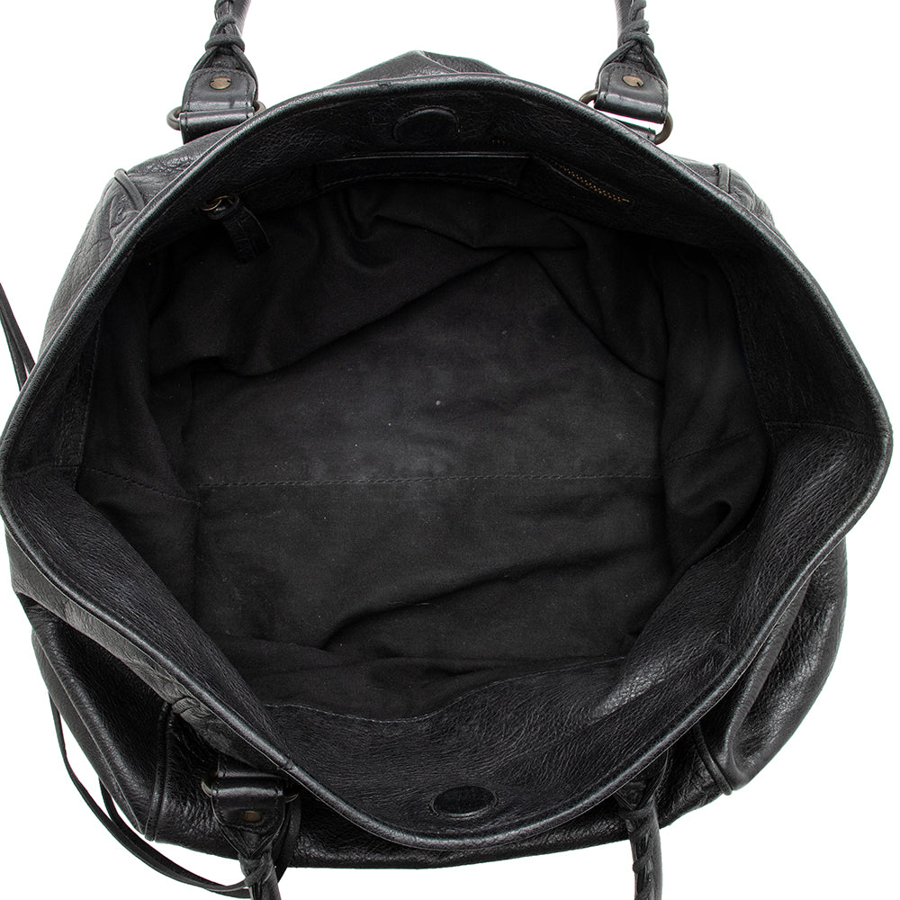 Balenciaga Lambskin Sunday S Tote (SHF-13688)