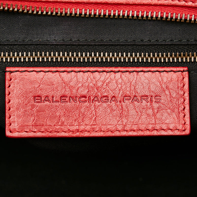 Balenciaga Large Sunday Lambskin Leather Tote (SHG-28390)