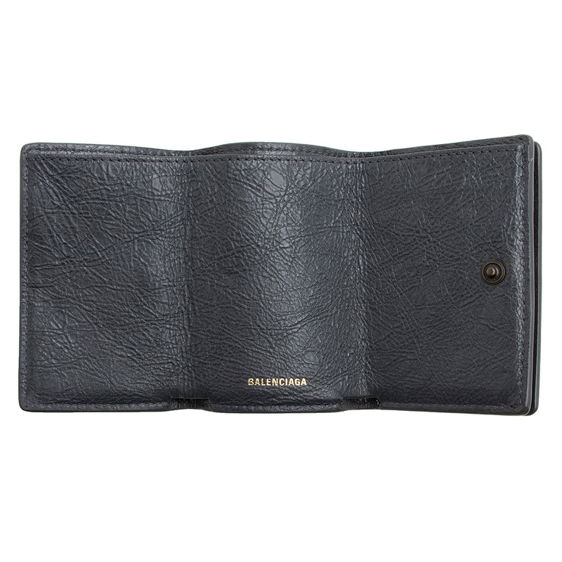 Balenciaga Leather Mini City Wallet (SHF-13620)