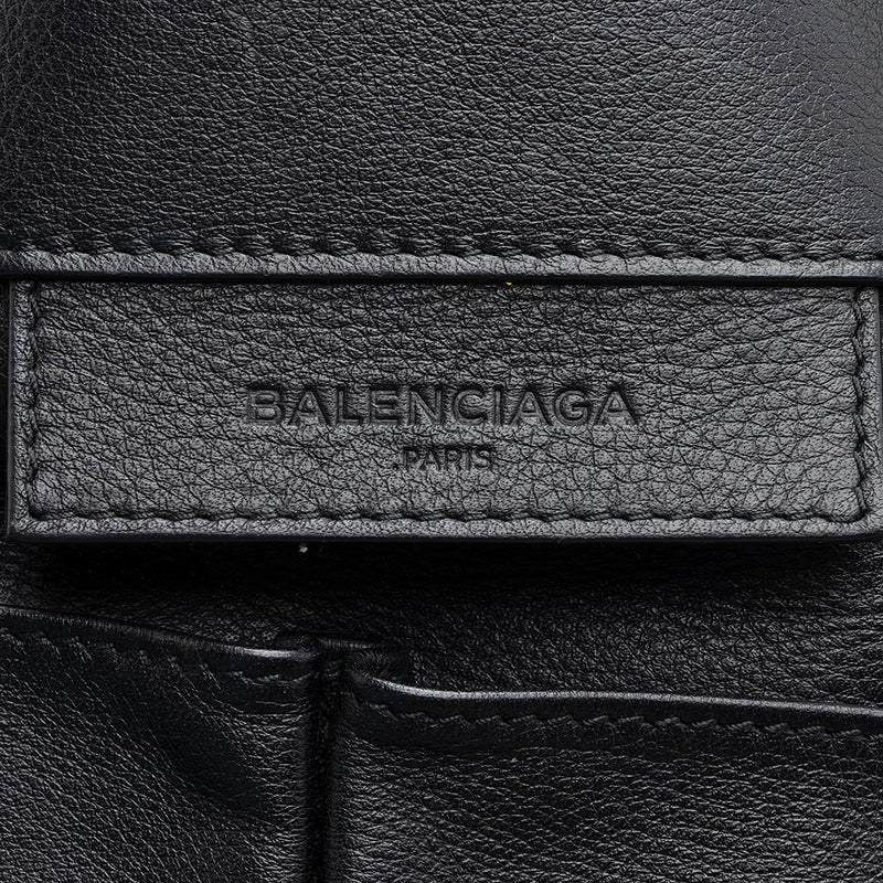 Balenciaga Leather Papier B4 Side Zip Tote (SHF-20383)