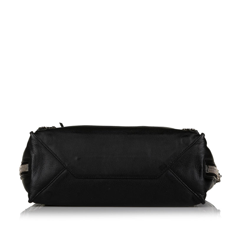 Balenciaga Mini Papier A6 Leather Zip-Around Handbag (SHG-33113)