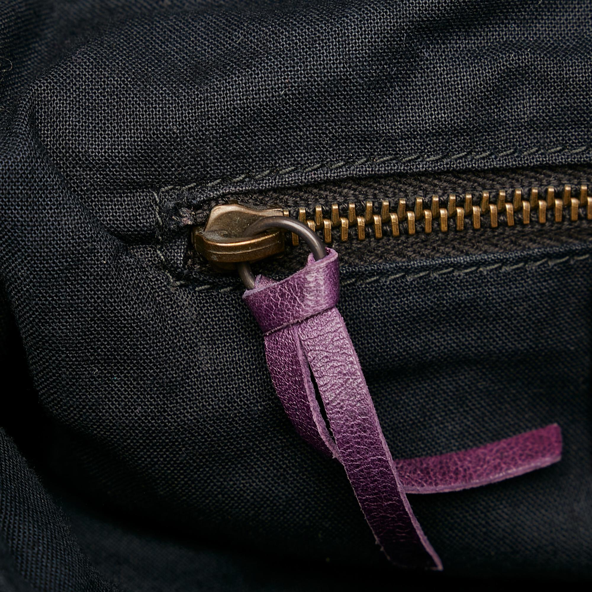 Balenciaga Motocross Classic First Lambskin Leather Satchel (SHG-27480)