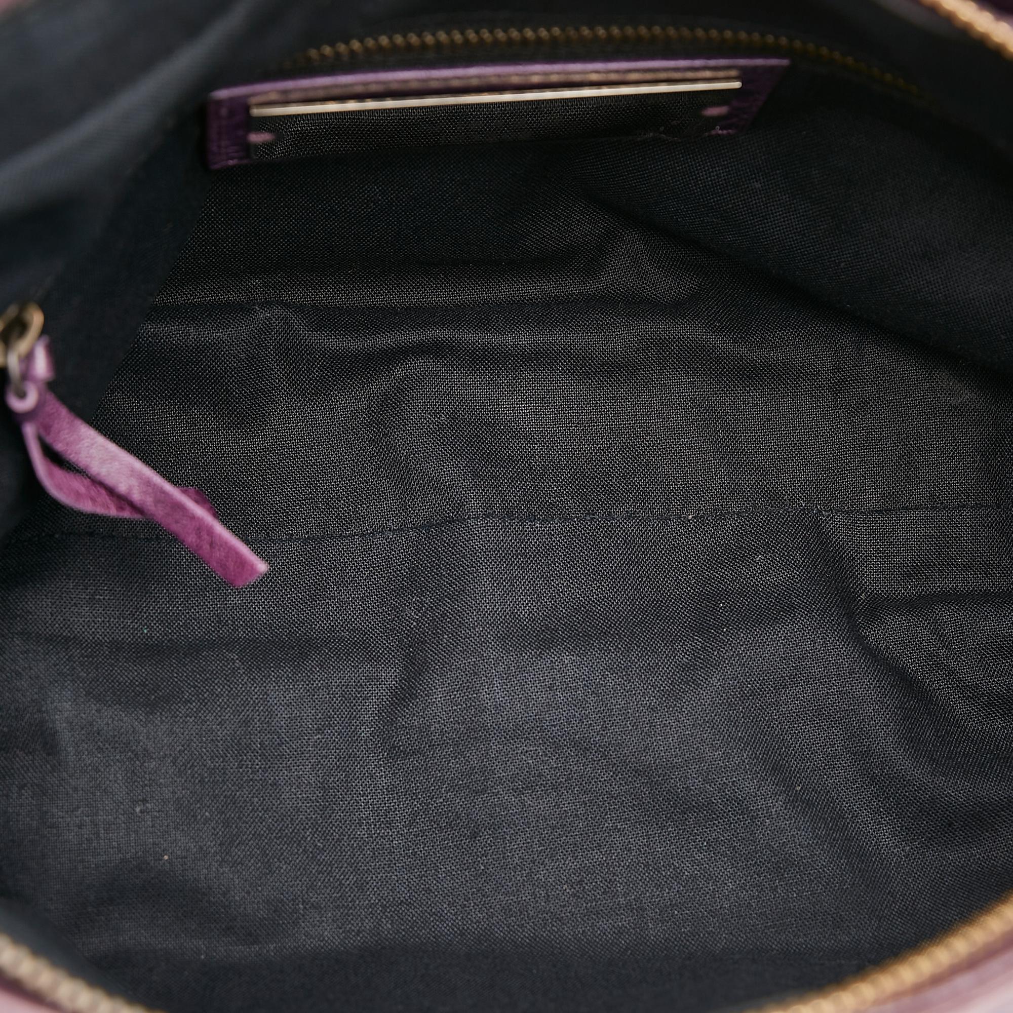 Balenciaga Motocross Classic First Lambskin Leather Satchel (SHG-27480)