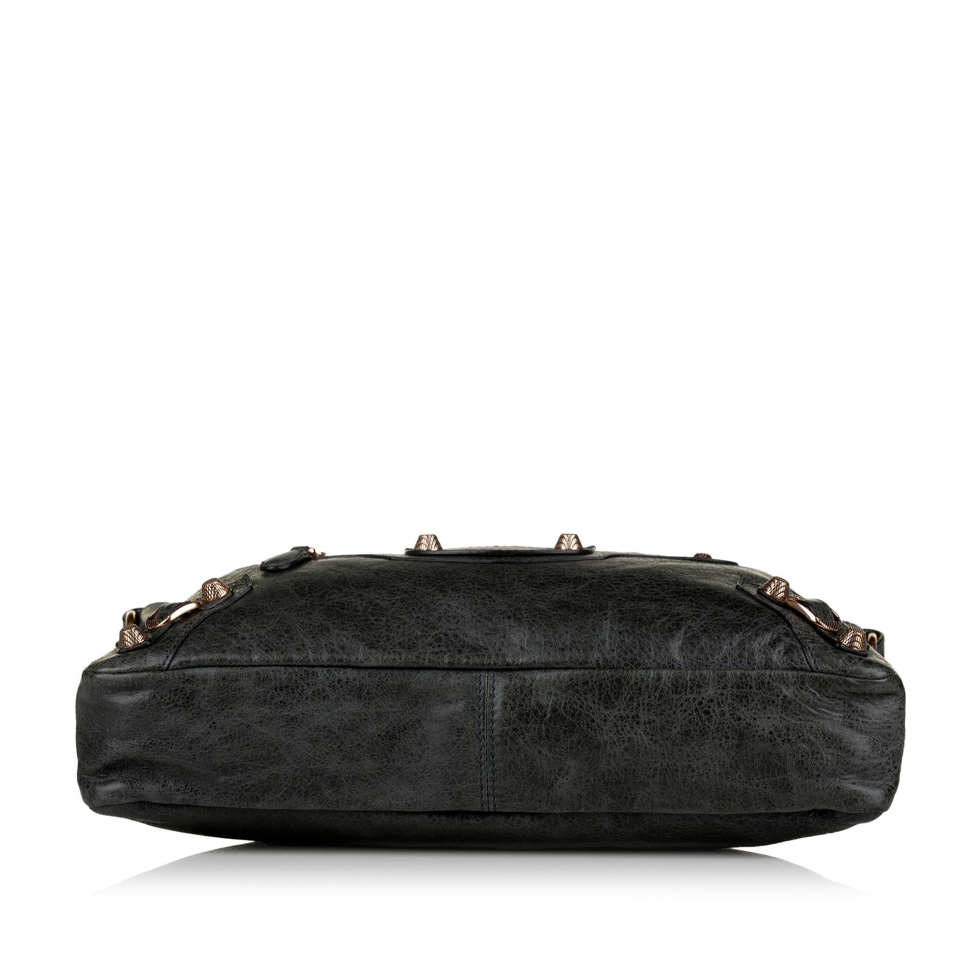 Balenciaga Motocross First Giant 12 Leather Satchel (SHG-33154)