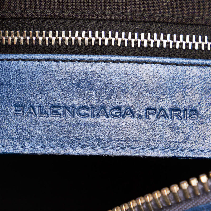 Balenciaga Motocross Giant 21 Brief Leather Handbag (SHG-27907)