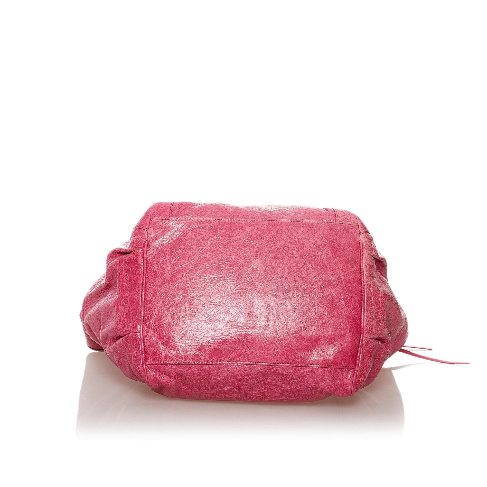 Balenciaga Motocross Sunday Leather Tote Bag (SHG-33255)