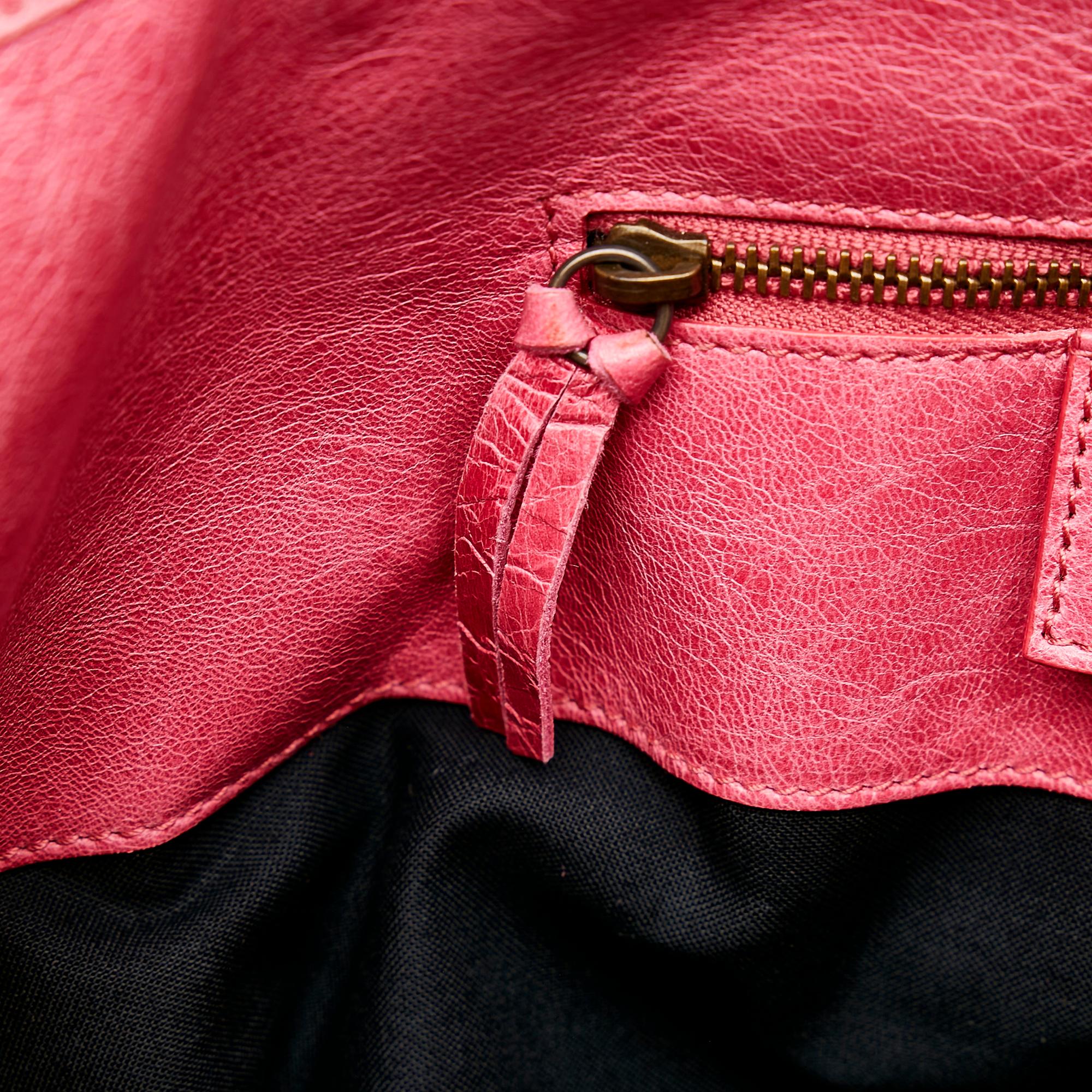 Balenciaga Motocross Sunday Leather Tote Bag (SHG-33255)