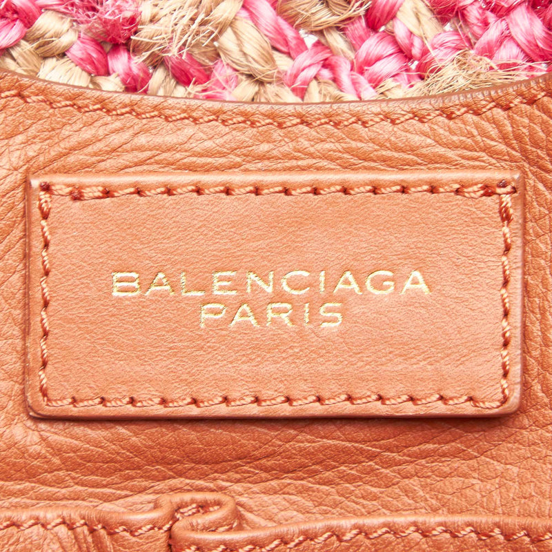Balenciaga Panier Raffia Tote Bag (SHG-18408)