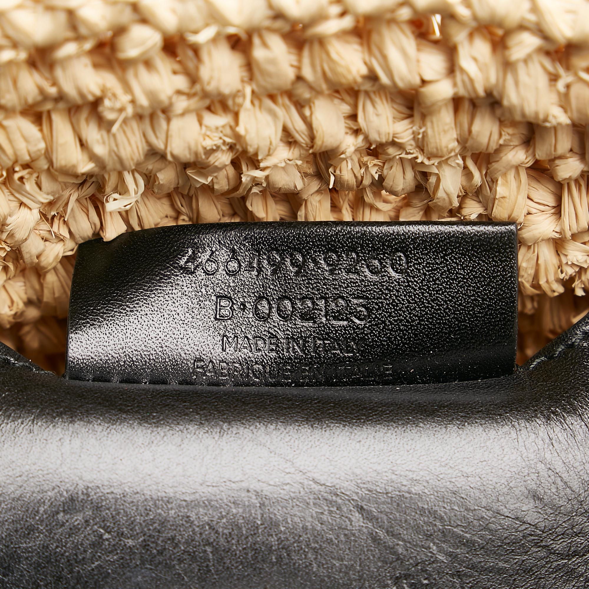 Balenciaga Panier Raffia Tote Bag (SHG-35038)