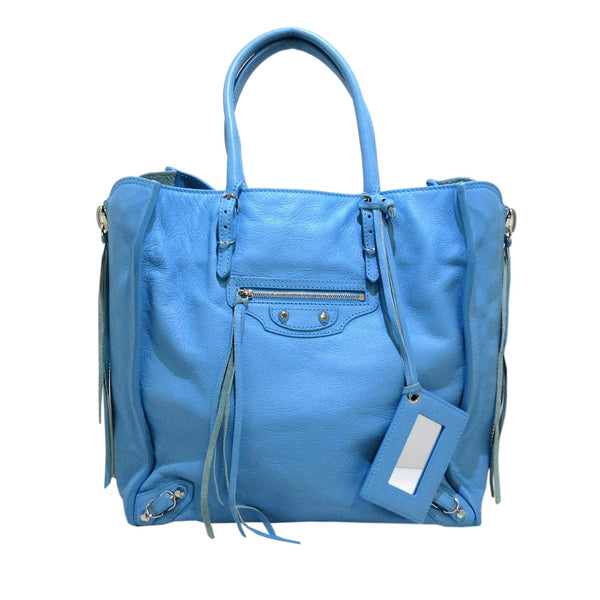 Balenciaga Papier A5 Leather Tote Bag (SHG-jrm6nk)