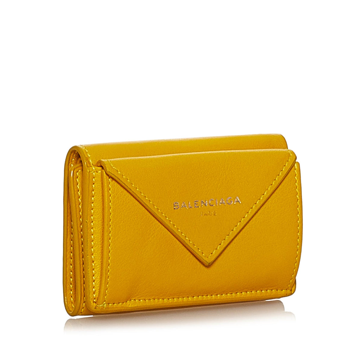 Balenciaga Papier Leather Compact Wallet (SHG-28938)