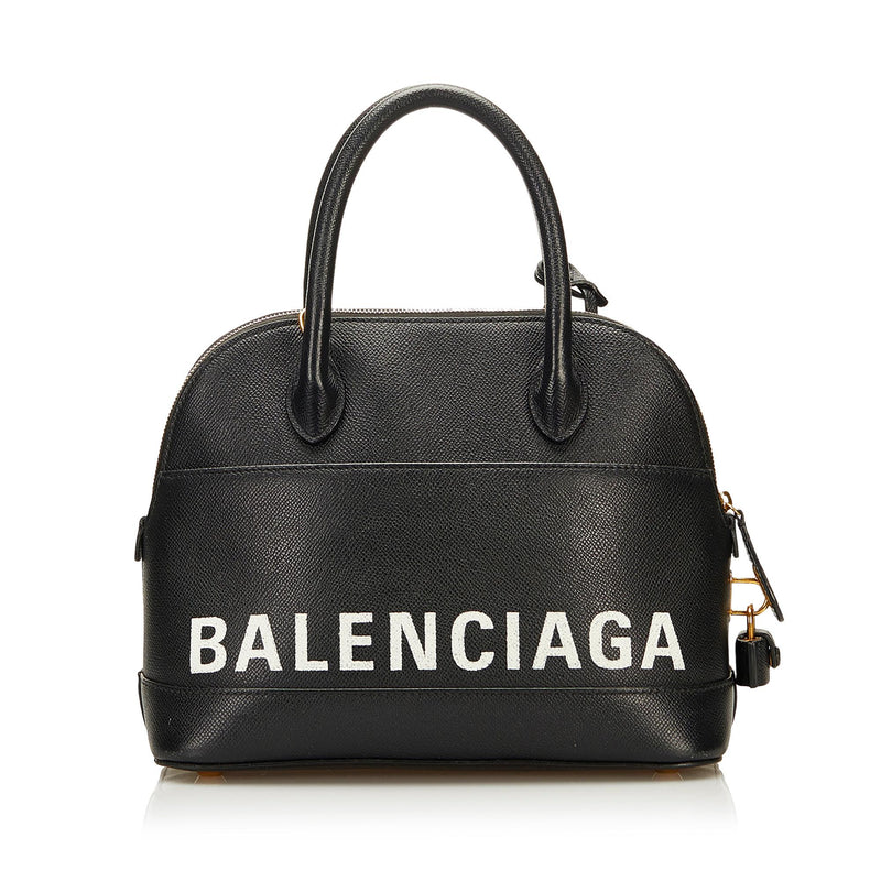 Balenciaga Ville Leather Satchel (SHG-36560)