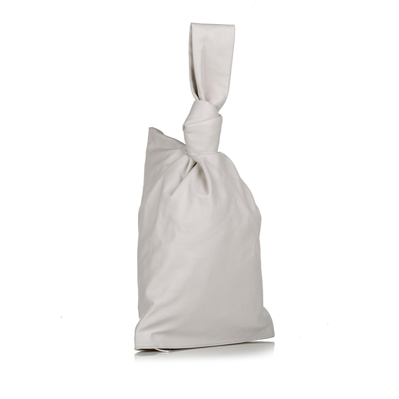 Bottega Veneta BV Twist Leather Clutch Bag (SHG-37373)