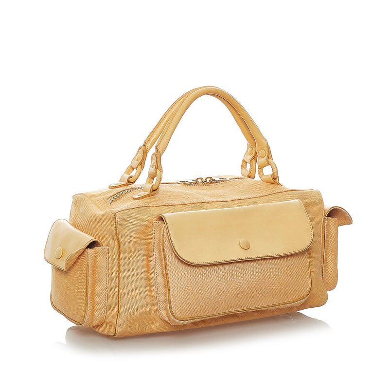 Bottega Veneta Canvas Handbag (SHG-35068)