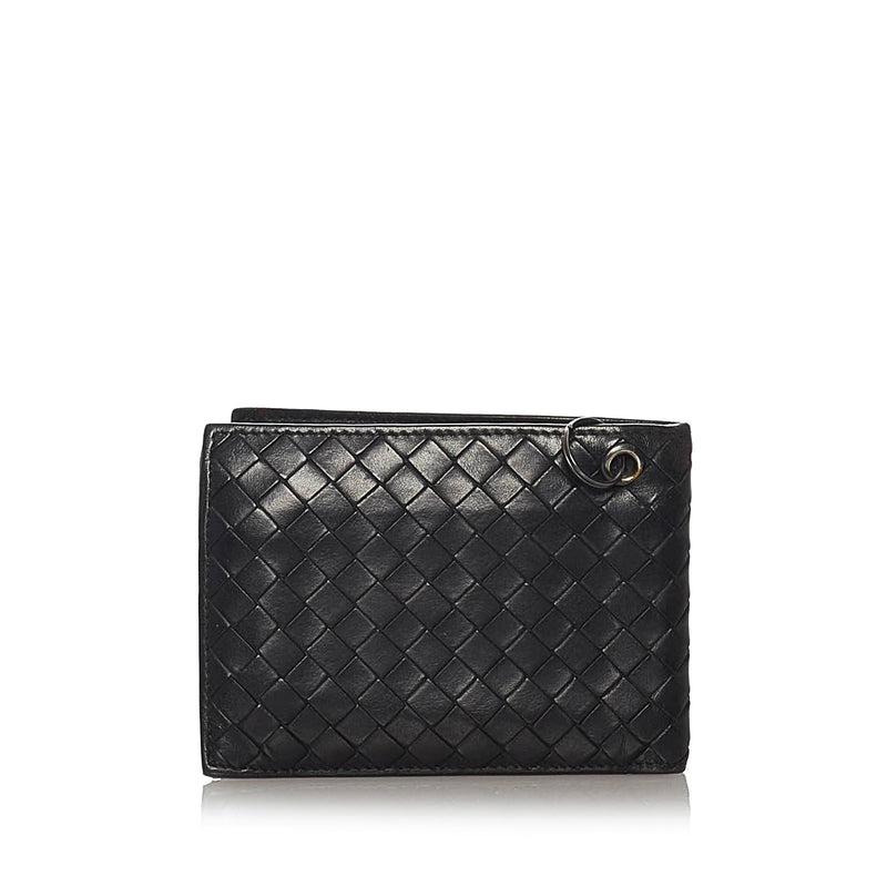 Bottega Veneta Intrecciato Bifold Leather Wallet (SHG-28259)