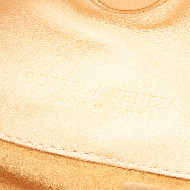 Bottega Veneta Intrecciato Campana Leather Hobo Bag (SHG-26810)