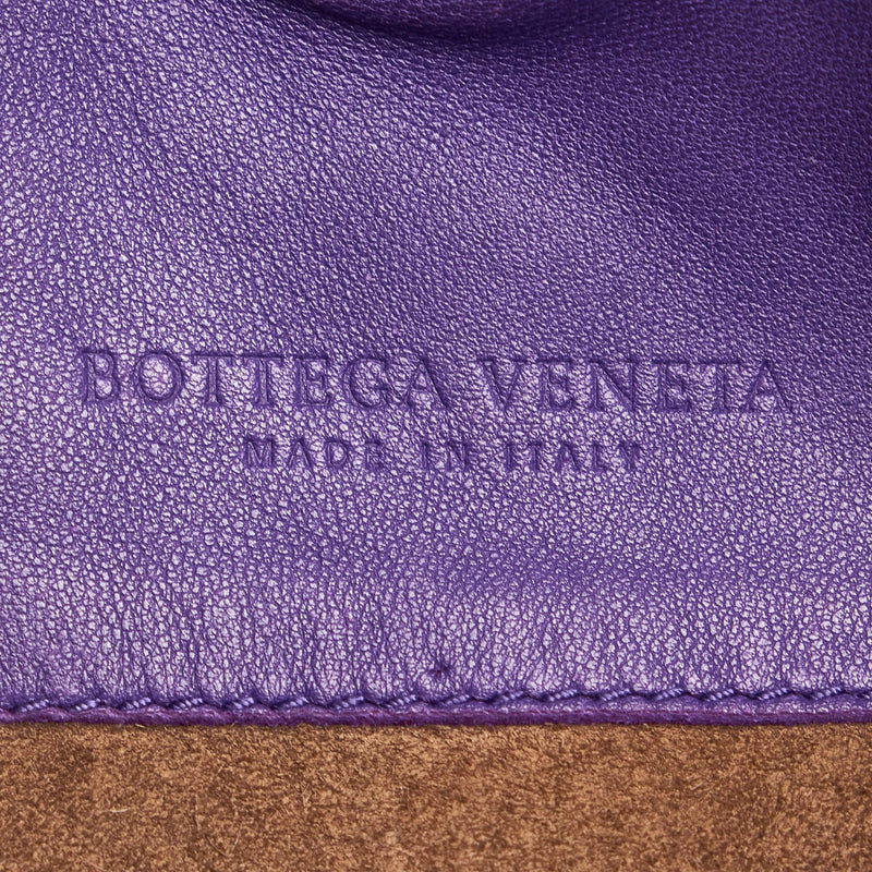 Bottega Veneta Intrecciato Campana Leather Hobo Bag (SHG-27416)