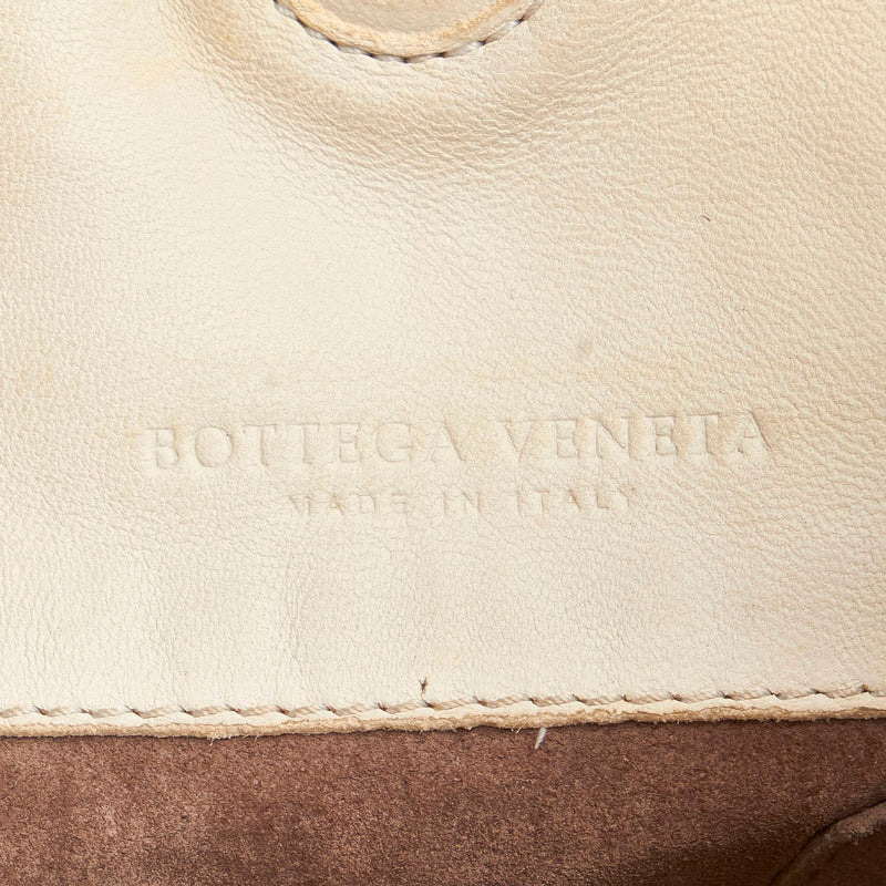 Bottega Veneta Intrecciato Campana Leather Hobo Bag (SHG-28136)