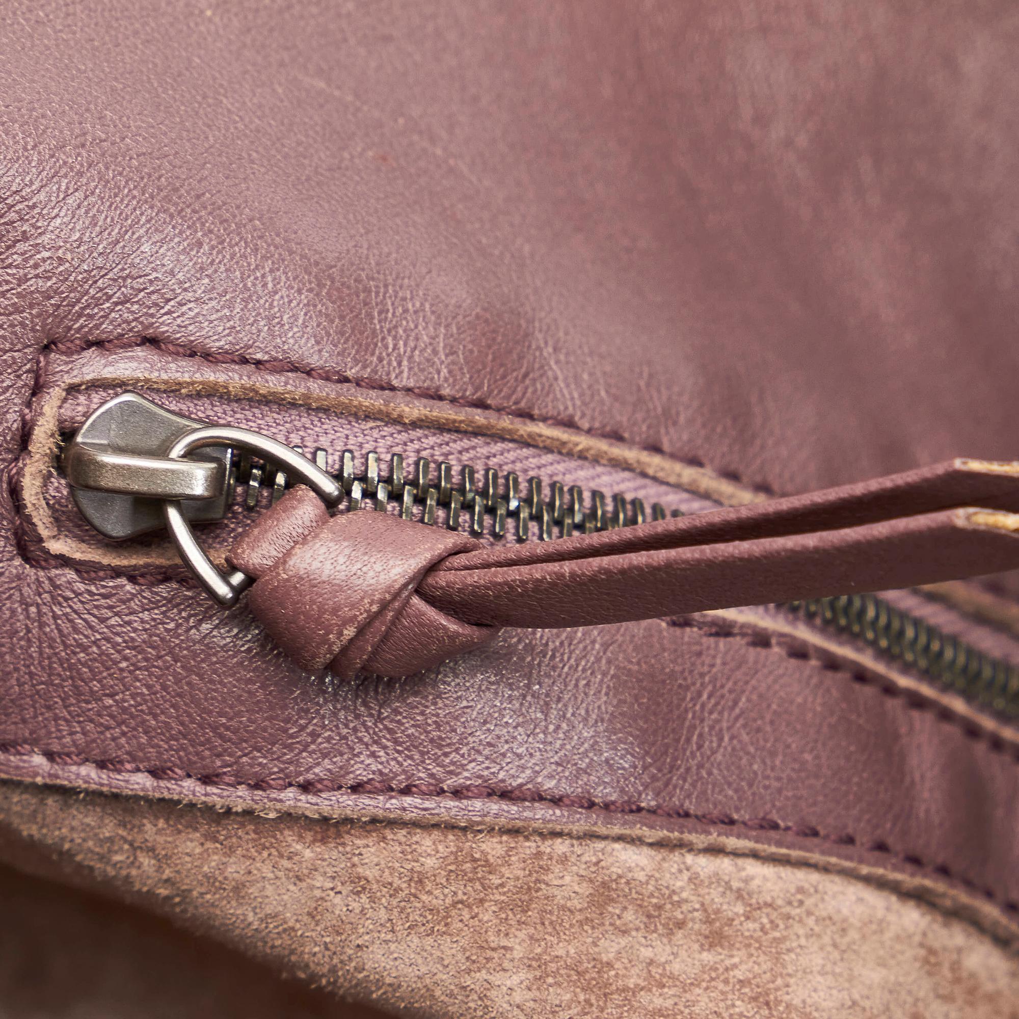 Bottega Veneta Intrecciato Campana Leather Hobo Bag (SHG-28631)