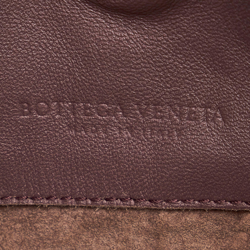 Bottega Veneta Intrecciato Campana Leather Hobo Bag (SHG-28631)