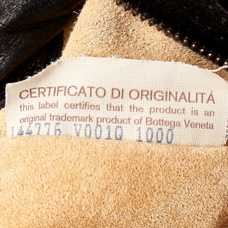 Bottega Veneta Intrecciato Leather Boston Bag (SHG-27192)