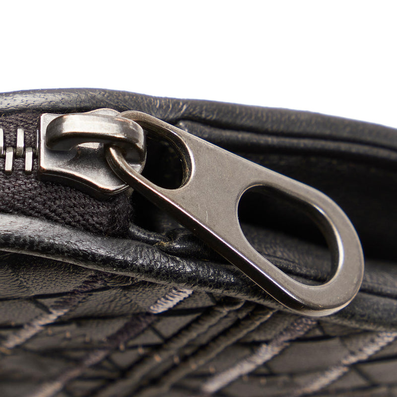 Bottega Veneta Intrecciato Leather Clutch Bag (SHG-27403)