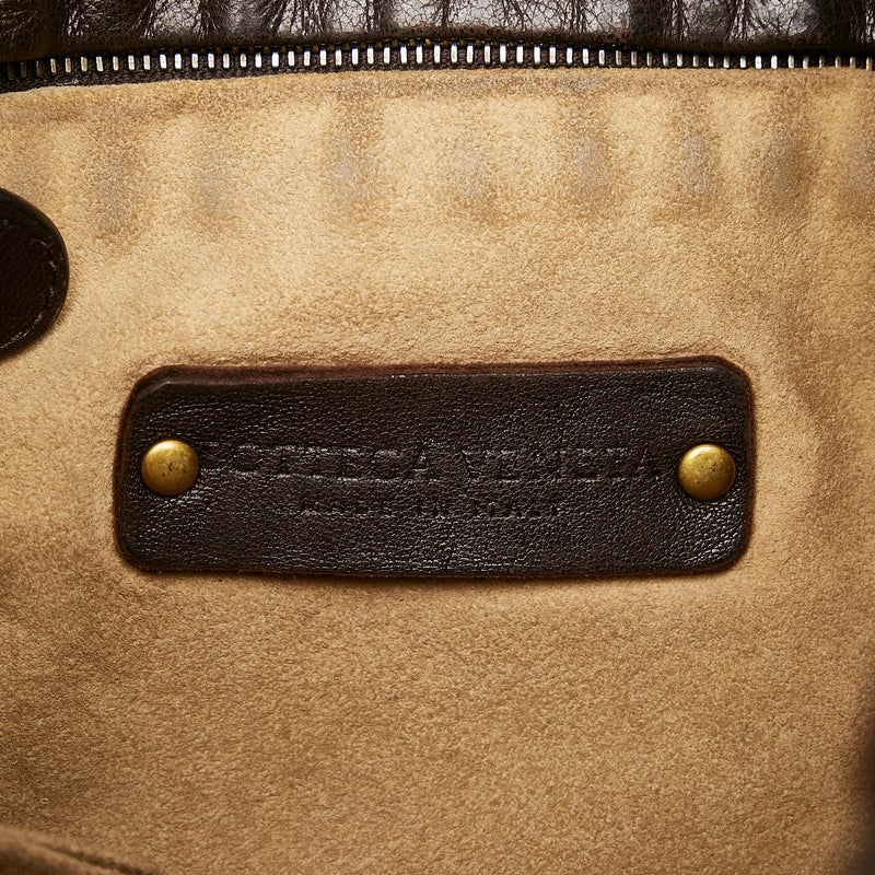 Bottega Veneta Intrecciato Leather Crossbody Bag (SHG-28131)