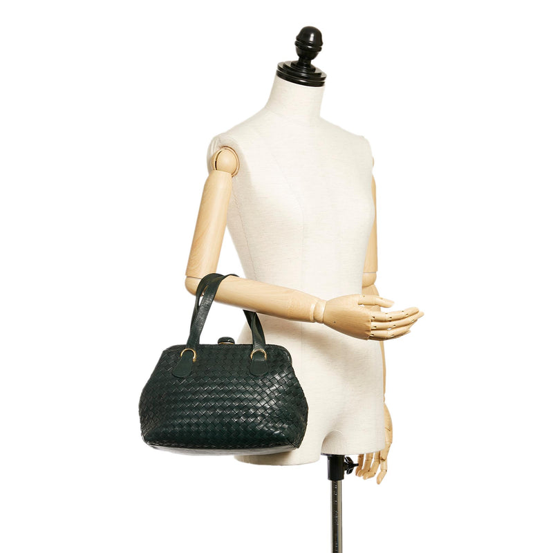 Bottega Veneta Intrecciato Leather Handbag (SHG-28135)