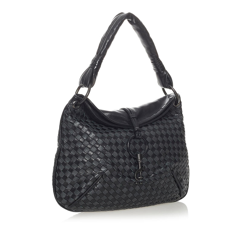 Bottega Veneta Intrecciato Leather Handbag (SHG-28139)