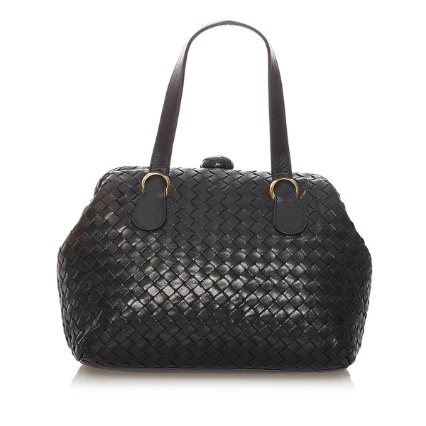 Bottega Veneta Intrecciato Leather Handbag (SHG-28319)
